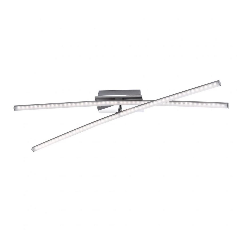 Leuchten Direkt 11272-55 - Candelabro montado à superfície LED SIMON 2xLED/8W/230V mate cromado
