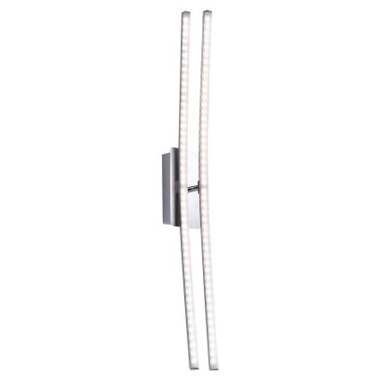Leuchten Direkt 11272-55 - Candelabro montado à superfície LED SIMON 2xLED/8W/230V mate cromado