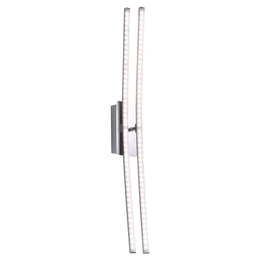 Leuchten Direkt 11272-55 - Candelabro montado à superfície LED SIMON 2xLED/8W/230V mate cromado