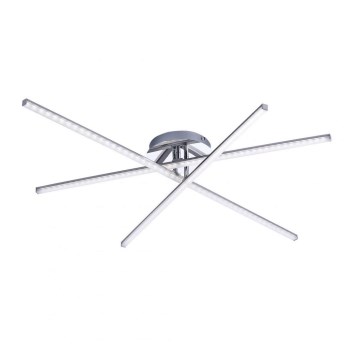 Leuchten Direkt 11274-55 - Candelabro montado à superfície LED SIMON 3xLED/8W/230V mate cromado