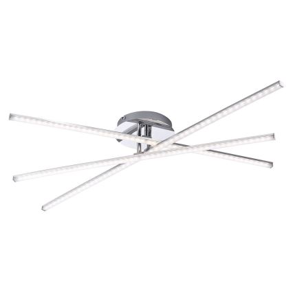 Leuchten Direkt 11274-55 - Candelabro montado à superfície LED SIMON 3xLED/8W/230V mate cromado