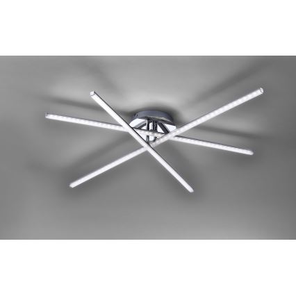 Leuchten Direkt 11274-55 - Candelabro montado à superfície LED SIMON 3xLED/8W/230V mate cromado