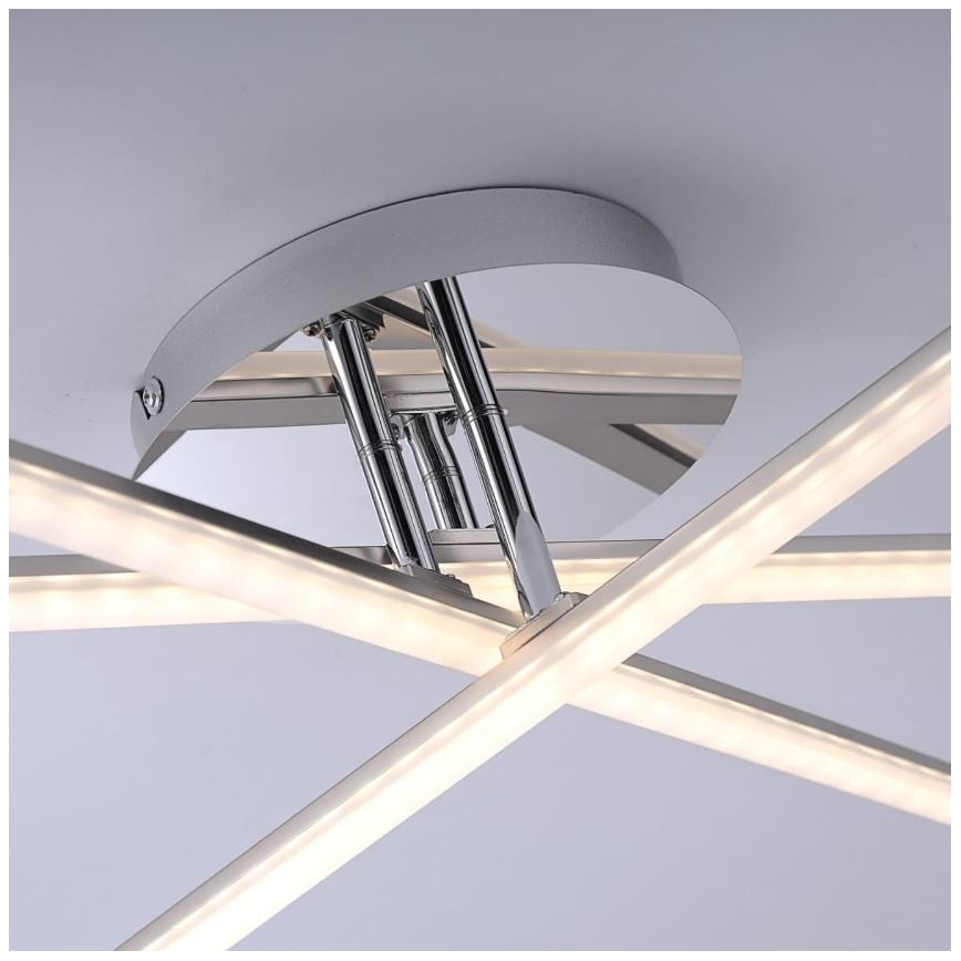 Leuchten Direkt 11274-55 - Candelabro montado à superfície LED SIMON 3xLED/8W/230V mate cromado