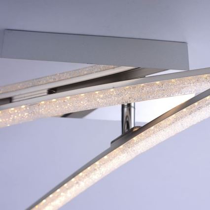 Leuchten Direkt 11290-17 - Candelabro montado à superfície LED SIMON 2xLED/5W/230V cromado brilhante