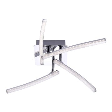Leuchten Direkt 11291-17 - Candelabro montado à superfície LED SIMON 4xLED/3W/230V cromado brilhante