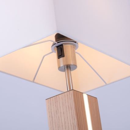Leuchten Direkt 11421-78 - Candeeiro de mesa LED com regulação AMANDA 1xE27/40W/230V + 1xLED/5W