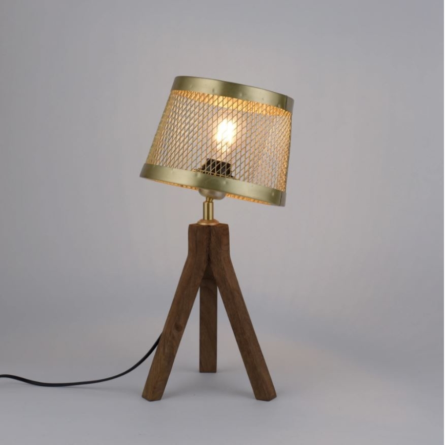 Leuchten Direkt 11423-60 - Candeeiro de mesa FREDERIK 1xE27/60W/230V mangueira