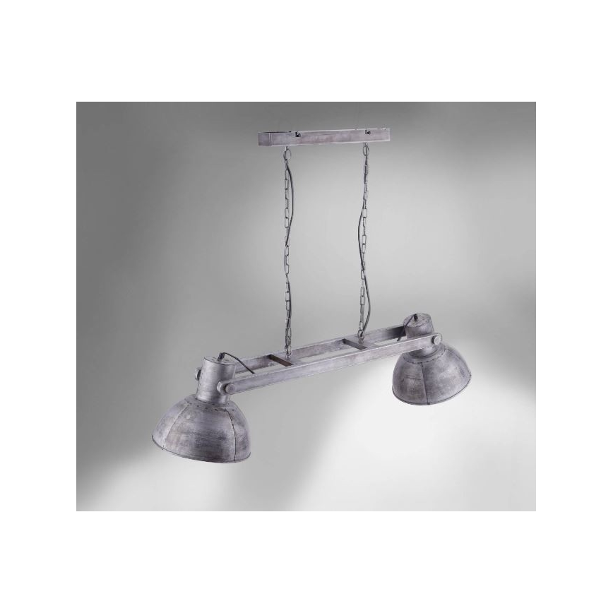 Leuchten Direkt 11483-77 - Candelabro suspenso SAMIA 2xE27/25W/230V