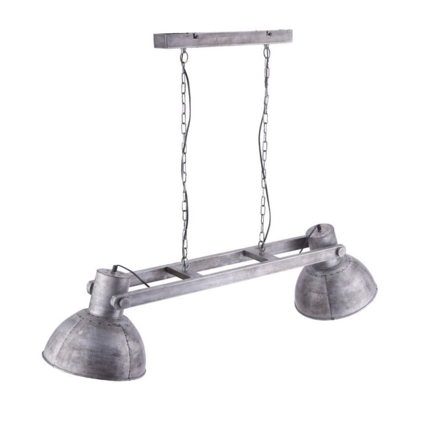 Leuchten Direkt 11483-77 - Candelabro suspenso SAMIA 2xE27/25W/230V