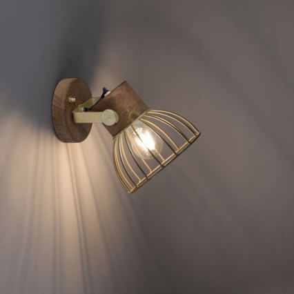 Leuchten Direkt 11486-60 - Foco de parede ALAMI 1xE27/25W/230V mangueira