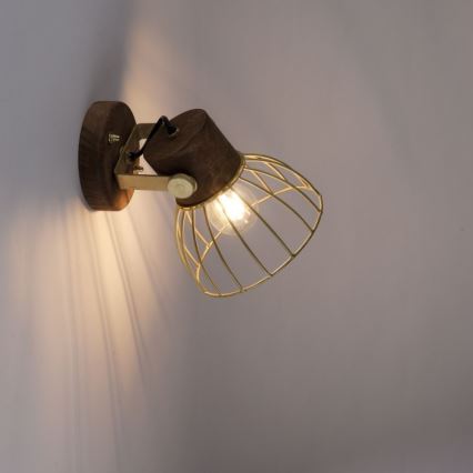 Leuchten Direkt 11486-60 - Foco de parede ALAMI 1xE27/25W/230V mangueira