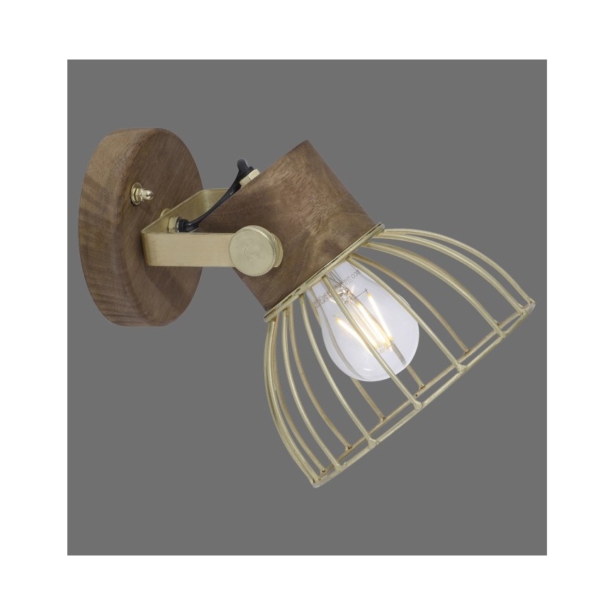 Leuchten Direkt 11486-60 - Foco de parede ALAMI 1xE27/25W/230V mangueira