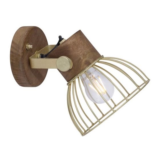 Leuchten Direkt 11486-60 - Foco de parede ALAMI 1xE27/25W/230V mangueira