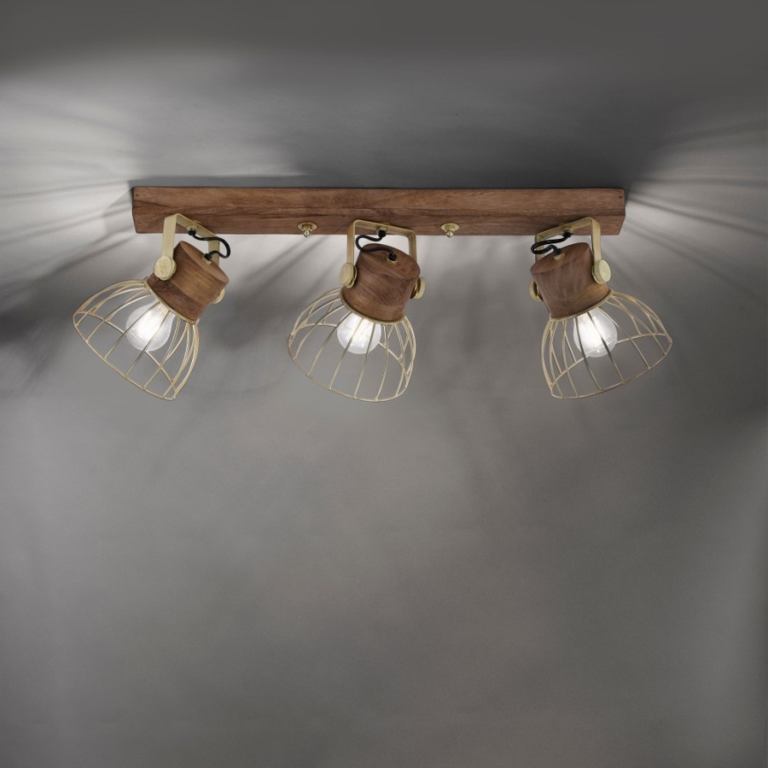 Leuchten Direkt 11488-60 - Foco ALAMI 3xE27/25W/230V mangueira