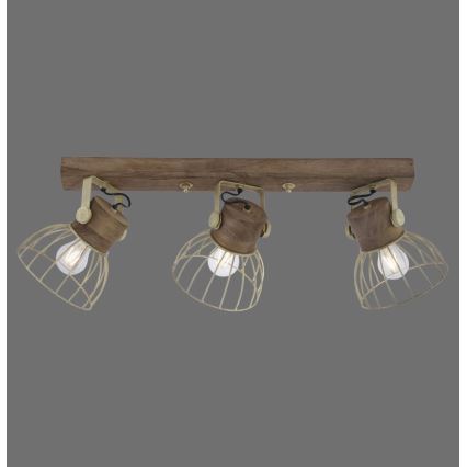 Leuchten Direkt 11488-60 - Foco ALAMI 3xE27/25W/230V mangueira