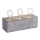 Leuchten Direkt 11498-77 - Candeeiro de mesa SAMIA 3xE27/25W/230V