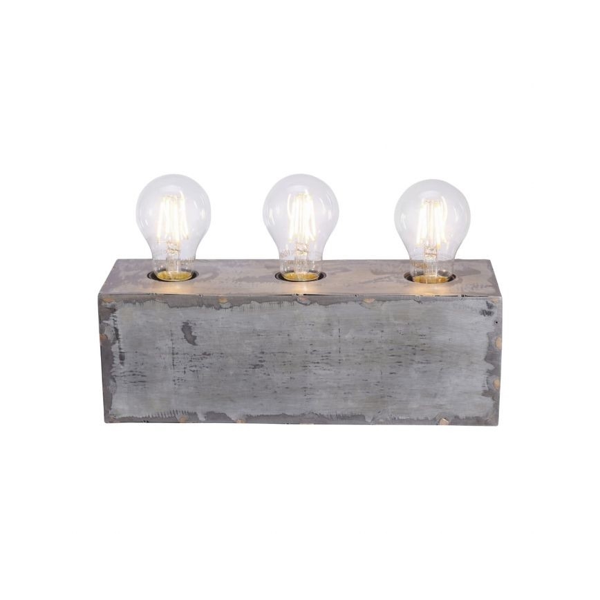Leuchten Direkt 11498-77 - Candeeiro de mesa SAMIA 3xE27/25W/230V