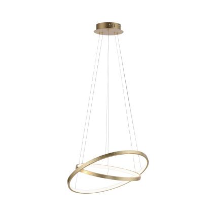 Leuchten Direkt 11525-12 -Candelabro num fio LED CIRCLE 1xLED/18,5W/230V + LED/23,5W