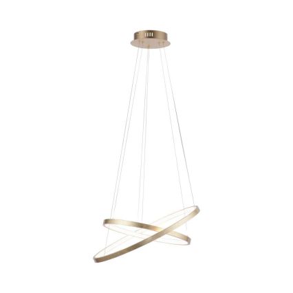 Leuchten Direkt 11525-12 -Candelabro num fio LED CIRCLE 1xLED/18,5W/230V + LED/23,5W
