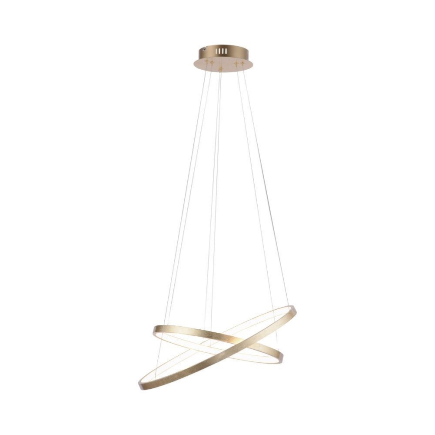 Leuchten Direkt 11525-12 -Candelabro num fio LED CIRCLE 1xLED/18,5W/230V + LED/23,5W