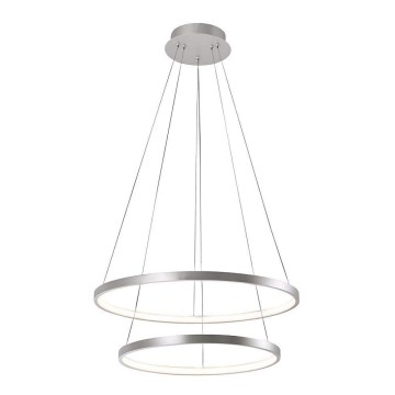Leuchten Direkt 11525-21 - Candelabro num fio LED CIRCLE 1xLED/15W/230V + LED/25W