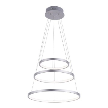 Leuchten Direkt 11526-55 - Candelabro num fio fosco LED CIRCLE 1xLED/13,5W/230V + LED/19,5W + LED/24W