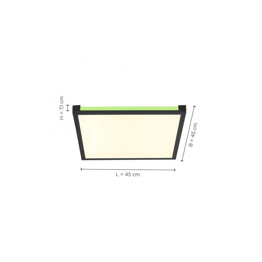 Leuchten Direkt 11621-18 - Iluminação de teto LED RGB com regulação MARIO LED/24W/230V 2700-5000K + CR