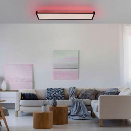 Leuchten Direkt 11622-18 - Iluminação de teto LED RGB com regulação MARIO LED/29W/230V 2700-5000K + controlo remoto