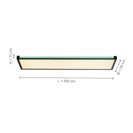 Leuchten Direkt 11622-18 - Iluminação de teto LED RGB com regulação MARIO LED/29W/230V 2700-5000K + controlo remoto