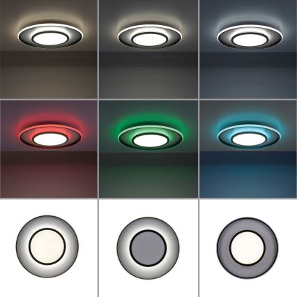 Leuchten Direkt 11627-18 - Iluminação LED RGB com regulação ARENDA LED/31W/230V 2700-5000K + controlo remoto