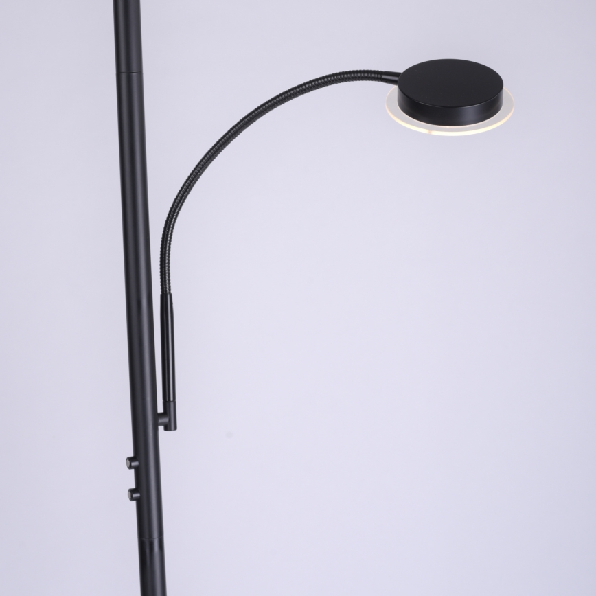 Leuchten Direkt 11709-18 - Lâmpada LED com regulação HANS LED/22W/230V + LED/4W