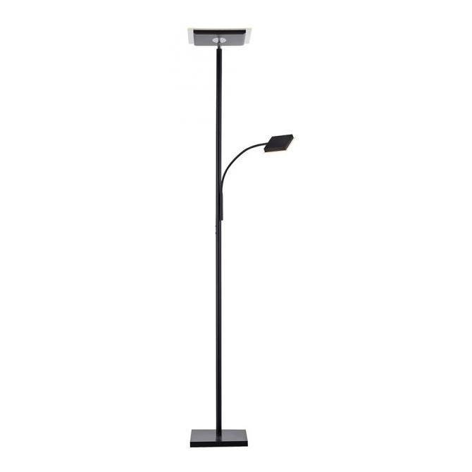 Leuchten Direkt 11710-18 - Candeeiro de chão LED com regulação HANS LED/21,5W/230V + LED/4W