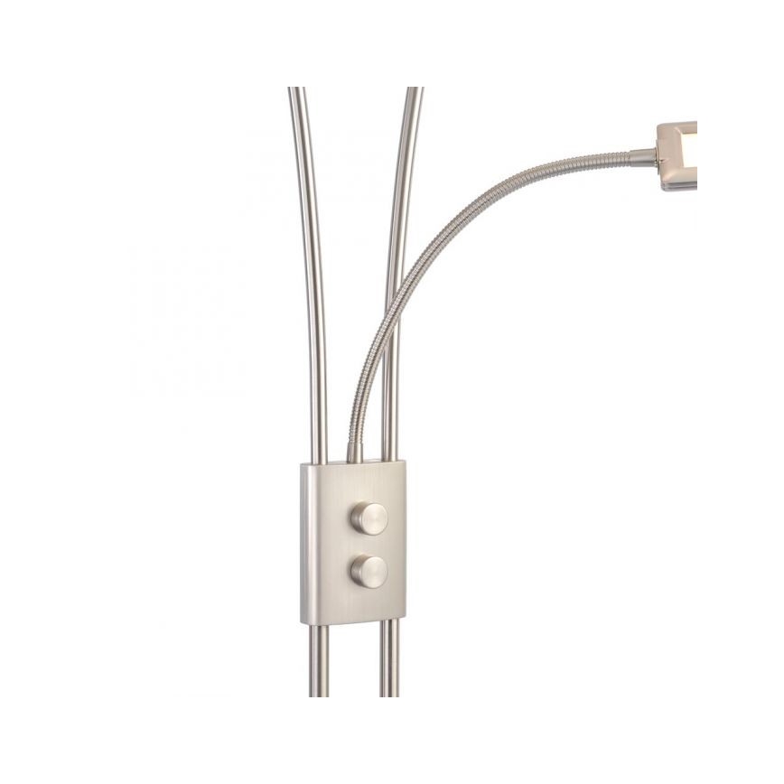 Leuchten Direkt 11722-55 - Candeeiro LED com regulação MARIAN LED/25W/230V + LED/3,6W