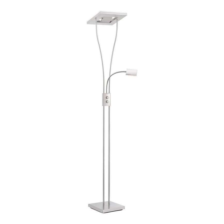 Leuchten Direkt 11776-55- Candeeiro de chão LED com regulação HELIA LED/16,8W/230V + 2xLED/3,8W