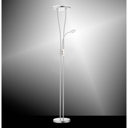 Leuchten Direkt 11778-55- Candeeiro de chão LED com regulação HELIA LED/16,8W/230V + 2xLED/3,8W