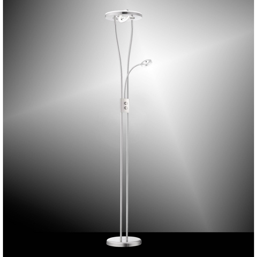 Leuchten Direkt 11778-55- Candeeiro de chão LED com regulação HELIA LED/16,8W/230V + 2xLED/3,8W