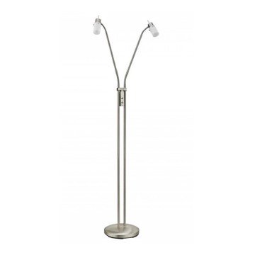 Leuchten Direkt 11937-55 - Candeeiro de chão LED MAX LED 2xGU10/4W/230V