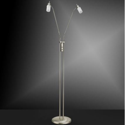 Leuchten Direkt 11937-55 - Candeeiro de chão LED MAX LED 2xGU10/4W/230V