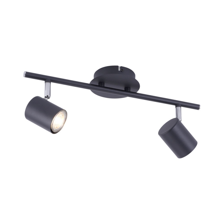 Leuchten Direkt 11942-13 - Foco LED TARIK 2xGU10/5W/230V antracite