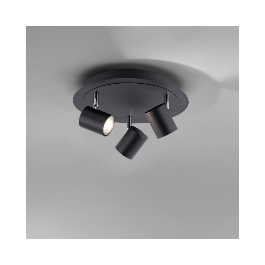 Leuchten Direkt 11943-13 - Foco LED TARIK 3xGU10/5W/230V antracite