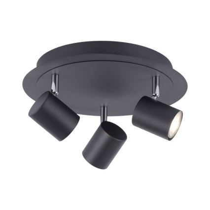 Leuchten Direkt 11943-13 - Foco LED TARIK 3xGU10/5W/230V antracite