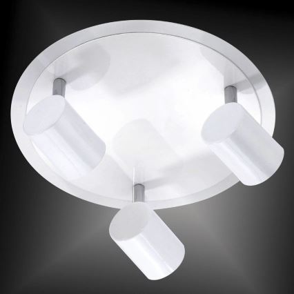 Leuchten Direkt 11943-16 - Foco LED TARIK 3xGU10/5W/230V branco