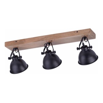 Leuchten Direkt 11983-18 - Foco SAMIA 3xE14/40W/230V preto antigo