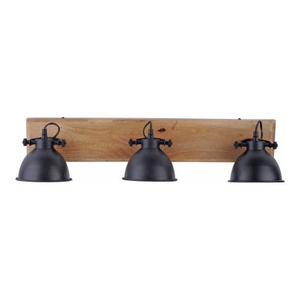 Leuchten Direkt 11983-18 - Foco SAMIA 3xE14/40W/230V preto antigo