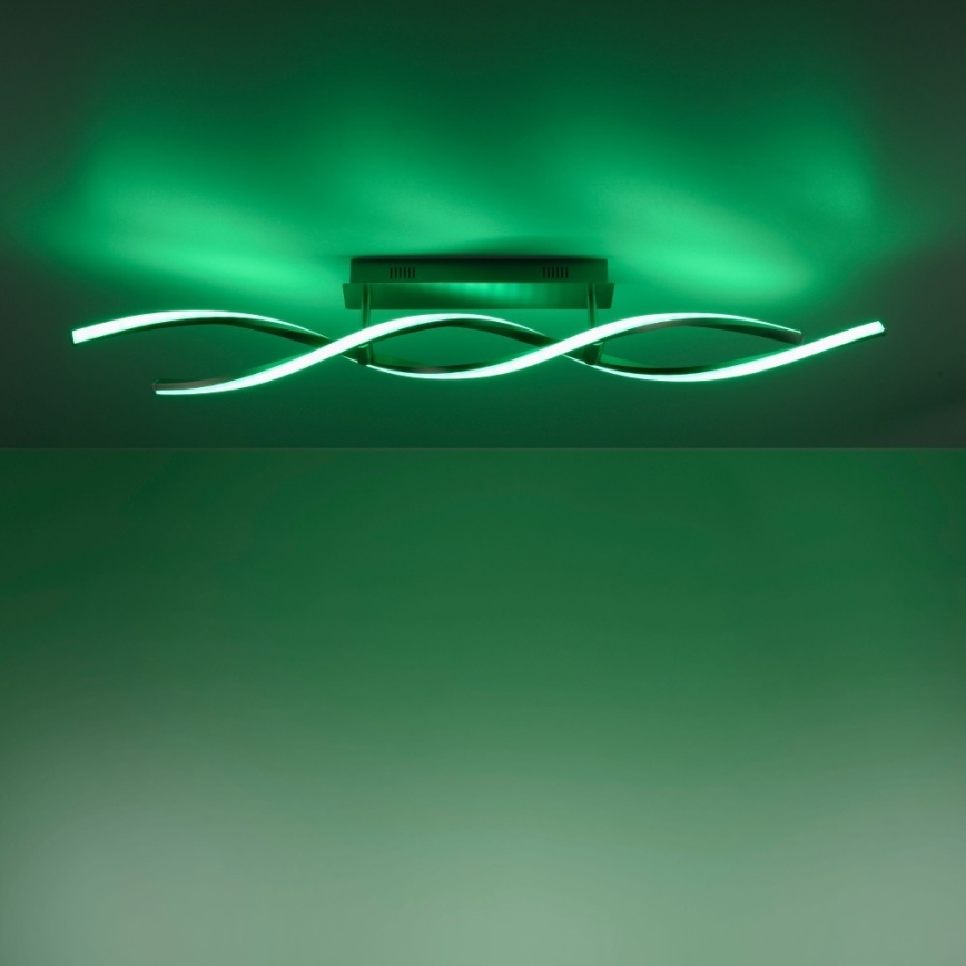 Leuchten Direkt 11993-55 - Candelabro montado à superfície LED RGB com regulação SWING 2xLED/8,5W/230V 2700-5000K + controlo remoto