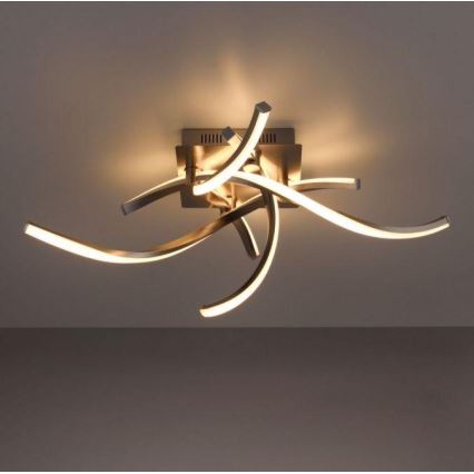 Leuchten Direkt 11995-55 - Candelabro montado à superfície LED RGB com regulação SWING LED/24,4W/230V 2700-5000K + controlo remoto