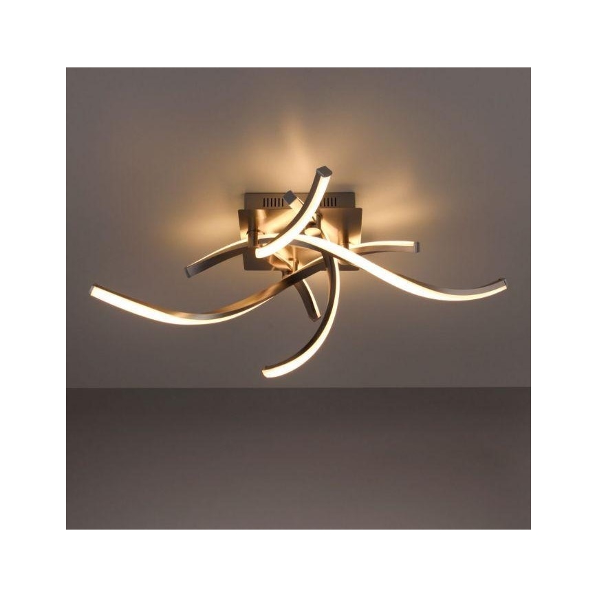 Leuchten Direkt 11995-55 - Candelabro montado à superfície LED RGB com regulação SWING LED/24,4W/230V 2700-5000K + controlo remoto