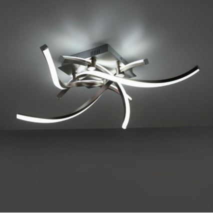 Leuchten Direkt 11995-55 - Candelabro montado à superfície LED RGB com regulação SWING LED/24,4W/230V 2700-5000K + controlo remoto