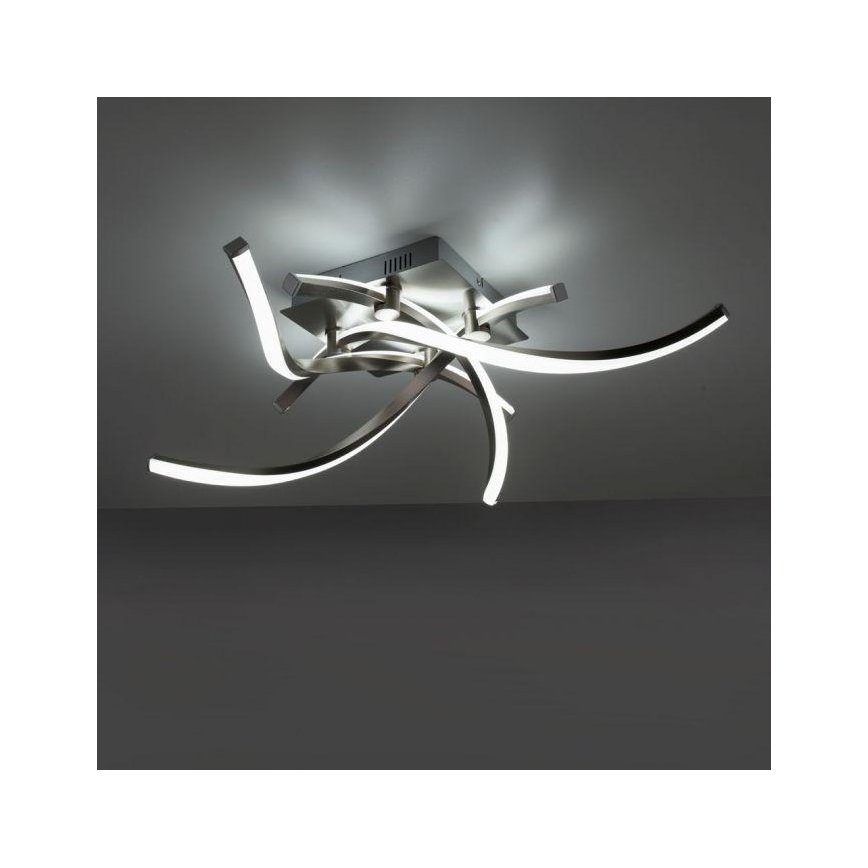Leuchten Direkt 11995-55 - Candelabro montado à superfície LED RGB com regulação SWING LED/24,4W/230V 2700-5000K + controlo remoto
