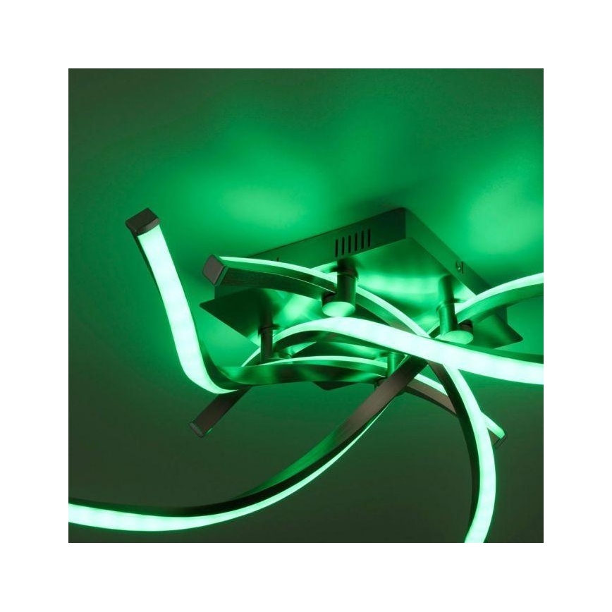 Leuchten Direkt 11995-55 - Candelabro montado à superfície LED RGB com regulação SWING LED/24,4W/230V 2700-5000K + controlo remoto